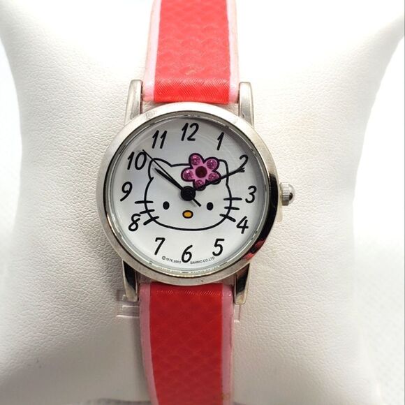 Hello Kitty Pink Watch with Rhinestones - Picture 1 of 10